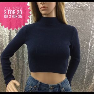 Pacsun LA hearts cropped turtleneck